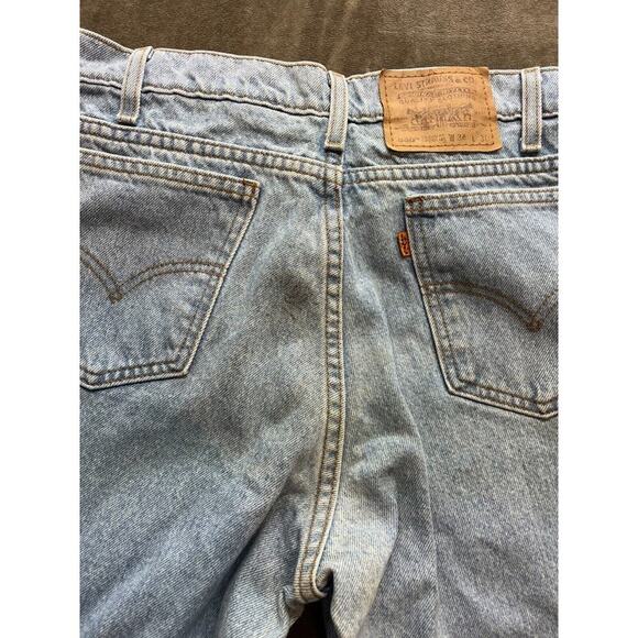 Vintage Levi’s 550 Jeans‎ Men’s Size 34x30 Tapered Leg Relaxed Fit Orange Tab - Picture 10 of 11